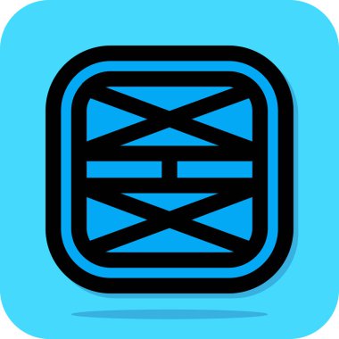 Modern b 'nin vektör illüstrasyonu eksik simgesi