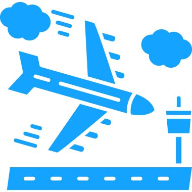 vektör biçiminde hava gemisi simgesi