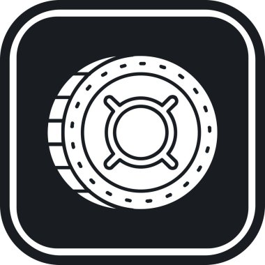 Para simgesi, vektör illüstrasyonu