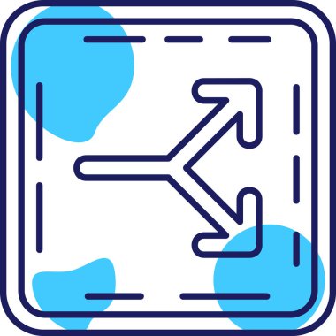 ok simgesinin vektör illüstrasyonu