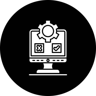 seo ve pazarlama simgesinin vektör illüstrasyonu