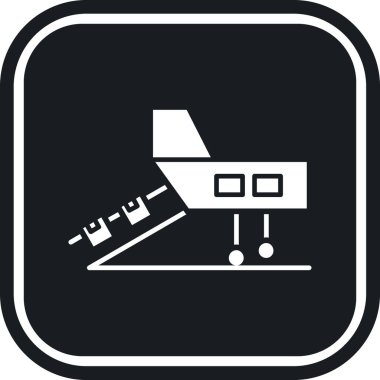 Uçak havalimanı uçuş simgesi