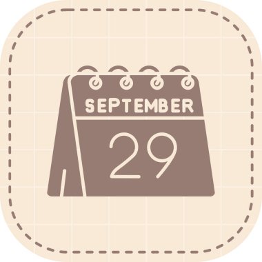 Takvim simgesi tasarımı, vektör illüstrasyonu