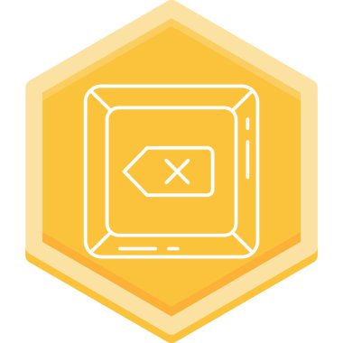 Güvenli ve korunmanın basit simgesi, vektör illüstrasyonu