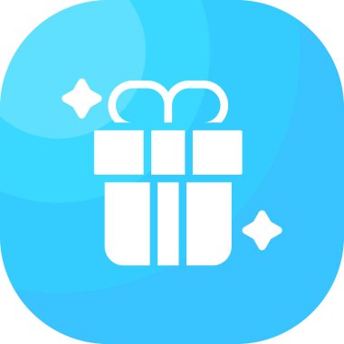 hediye simgesi vektör illüstrasyonu