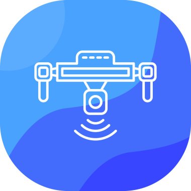 Kamera. Web simgesi basit illüstrasyon