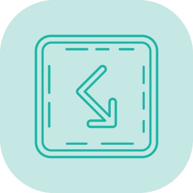 ok simgesinin vektör illüstrasyonu