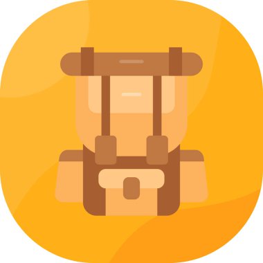 Sandalye koltuğu simgesi düz stil