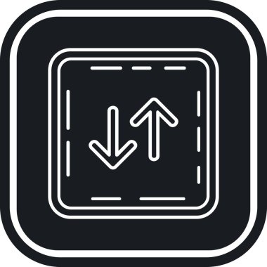 Yön ok simgesi soyut arkaplanda izole edildi