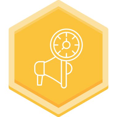 Tek bir izole simgenin vektör illüstrasyonu