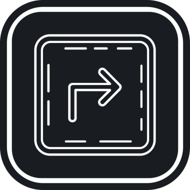 ok simgesi vektör illüstrasyonu