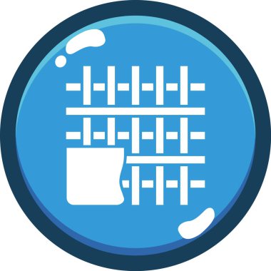 Moda tarzında izole edilmiş dondurma simgesi