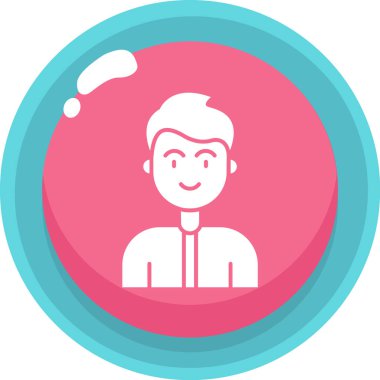 Erkek ve kadın simgelerinin vektör illüstrasyonu.