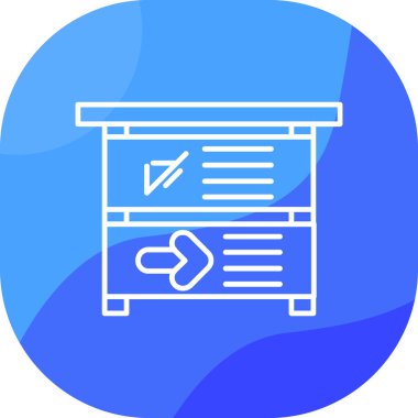 Ağ simgesi, arama işaretinin vektör illüstrasyonu