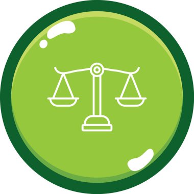 Benzersiz yasa vektör çizgisi simgesini ölçeklendirir