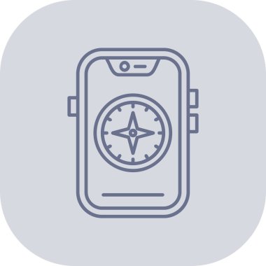 akıllı telefon simgesi vektör çizimi