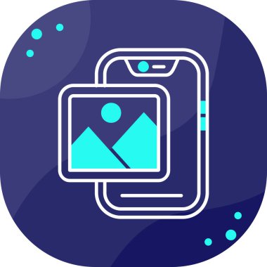 Mobil uygulamanın vektör illüstrasyonu