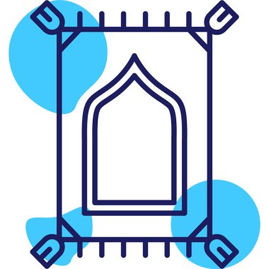 Çit simgesi. Basit vektör illüstrasyonu