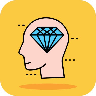 Elmas, mücevher, elmas, elmas, elmas işi düz renk çizgi ikonu