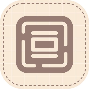 Modern b 'nin vektör illüstrasyonu eksik simgesi