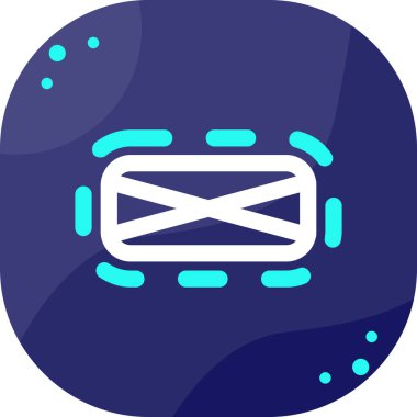 Bir topun izole edilmiş tek bir simgesinin vektör çizimi.