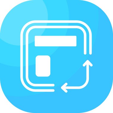 Modern b 'nin vektör illüstrasyonu eksik simgesi