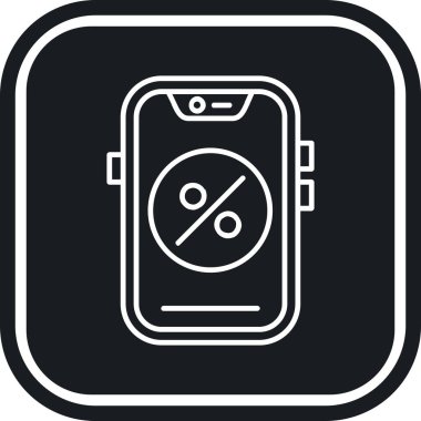 Vektör Mobil simge illüstrasyonu