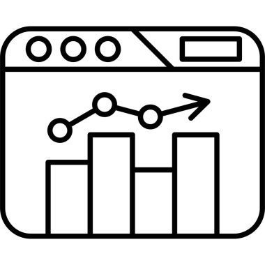 ticari grafik vektör simgesi
