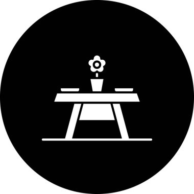 Vektör yiyecek ve sağlık simgesi