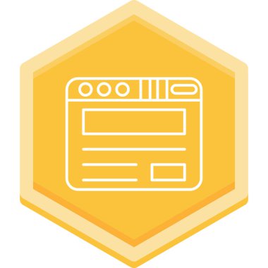 Modern eğitim ikonunun vektör illüstrasyonu