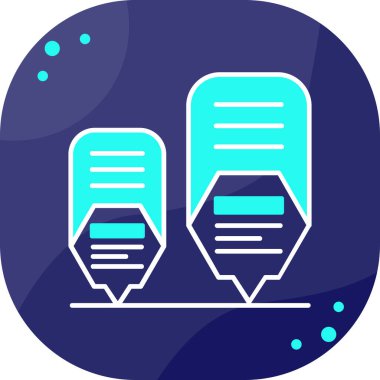 Bir kitap simgesinin vektör illüstrasyonu