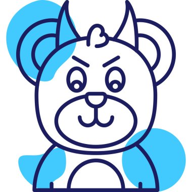 kızgın panda yüzü simgesi