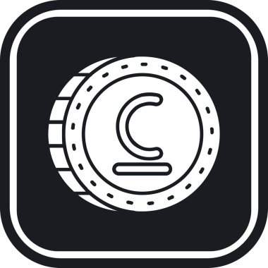 Modern b 'nin vektör illüstrasyonu para ikonundan yoksun