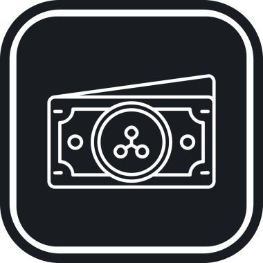 para simgesi, siyah vektör illüstrasyonu