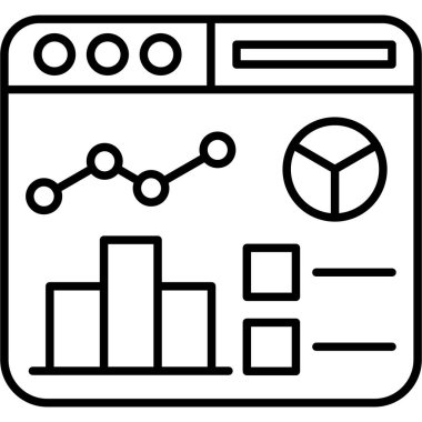 grafik grafik simgesi, vektör tasarımı