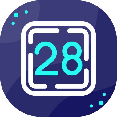 Saat simgesi vektör illüstrasyonu