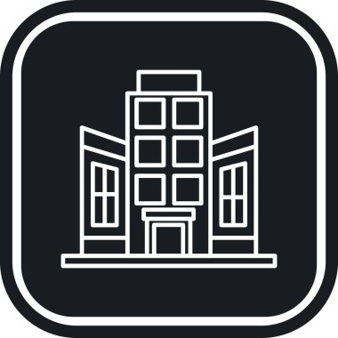 Mimari simge vektör çizim