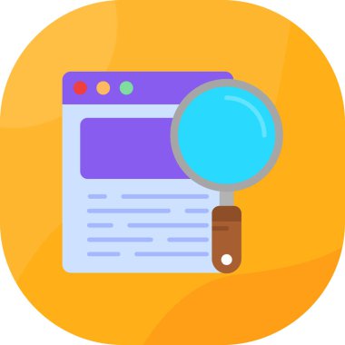 büyüteç simgesi düz biçimde aranıyor