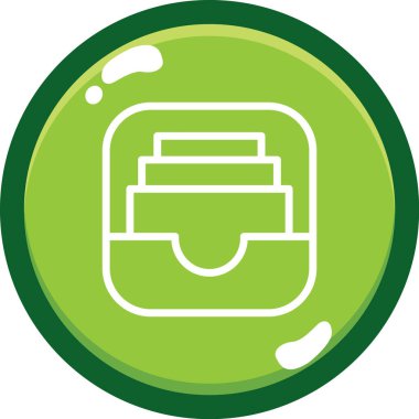 Modern simgenin vektör illüstrasyonu