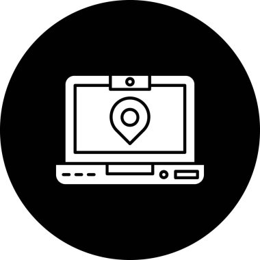 konum simgesi vektör illüstrasyonu