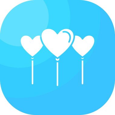 Basit vektör çizimi aşkı