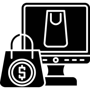 çanta alışverişi çevrimiçi simgesi