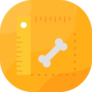 Teyp vektör simgesi ölçülüyor.