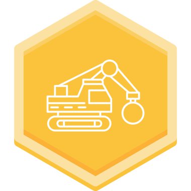 Robot simgesinin vektör illüstrasyonu