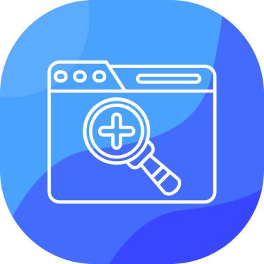 seo modern simgesinin vektör illüstrasyonu