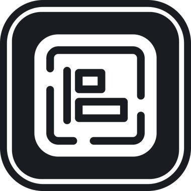 ATM 'de. Web simgesi basit illüstrasyon