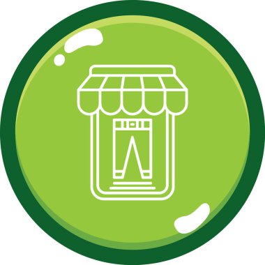 Alışveriş sepeti ikonu vektör illüstrasyonu