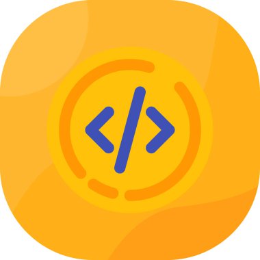 Düz biçimli web tasarım geliştirme simgesi