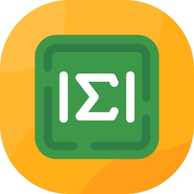 Tek bir izole simgenin vektör illüstrasyonu