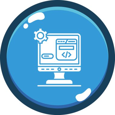 Web tasarım vektörü simgesi